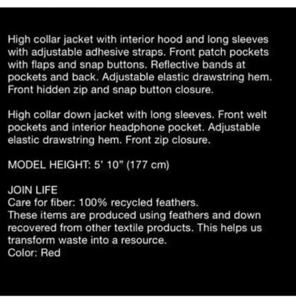 Zara Down Jacket Removal Inner Padded Insert with Recycled Feather 2 in 1 🪶 - Picture 10 of 11